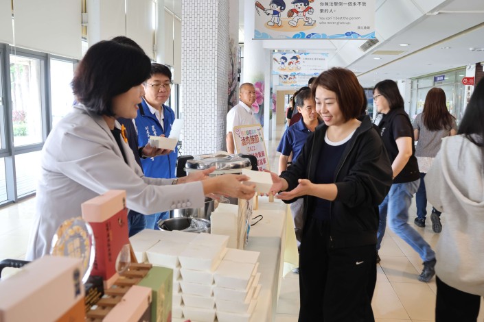 宣傳記者會並祭出 滷肉飯品嘗  