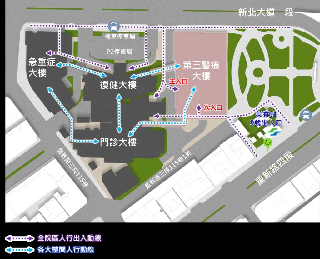 Freecompress 圖4 未來基地開放空間及人行動線示意圖