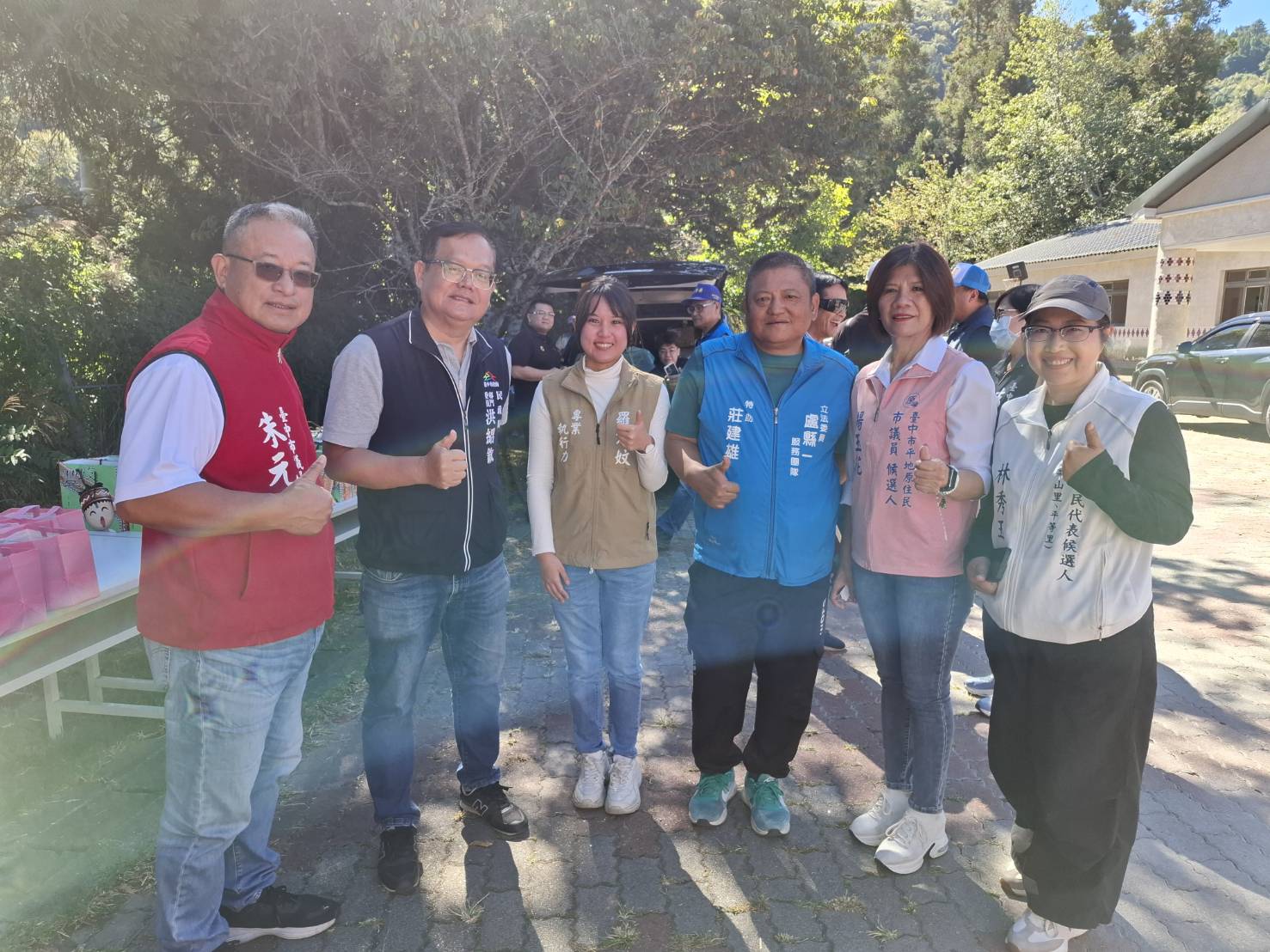圖說：和平區長吳萬福致詞感謝朱元宏議員、古秀英議員、地方耆老代表及市府相關單位共同努力催生納骨牆工程。