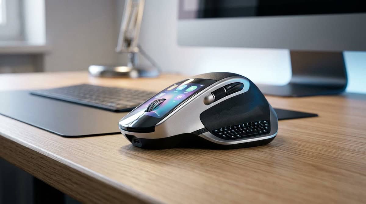 新創公司發表「Super Mouse」 顛覆傳統滑鼠設計結合觸控螢幕與鍵盤