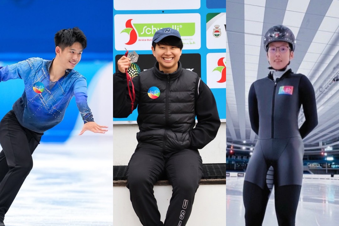 在副熱帶島嶼追尋冰雪夢 花式滑冰選手李宇翔、雪車選手林欣蓉、大道競速滑冰選手陳映竹