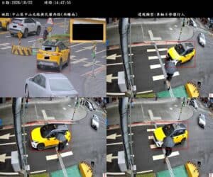 保障用路人安全  北市2處路口多功能測試期間  寄發宣導通知單提醒民眾勿違規